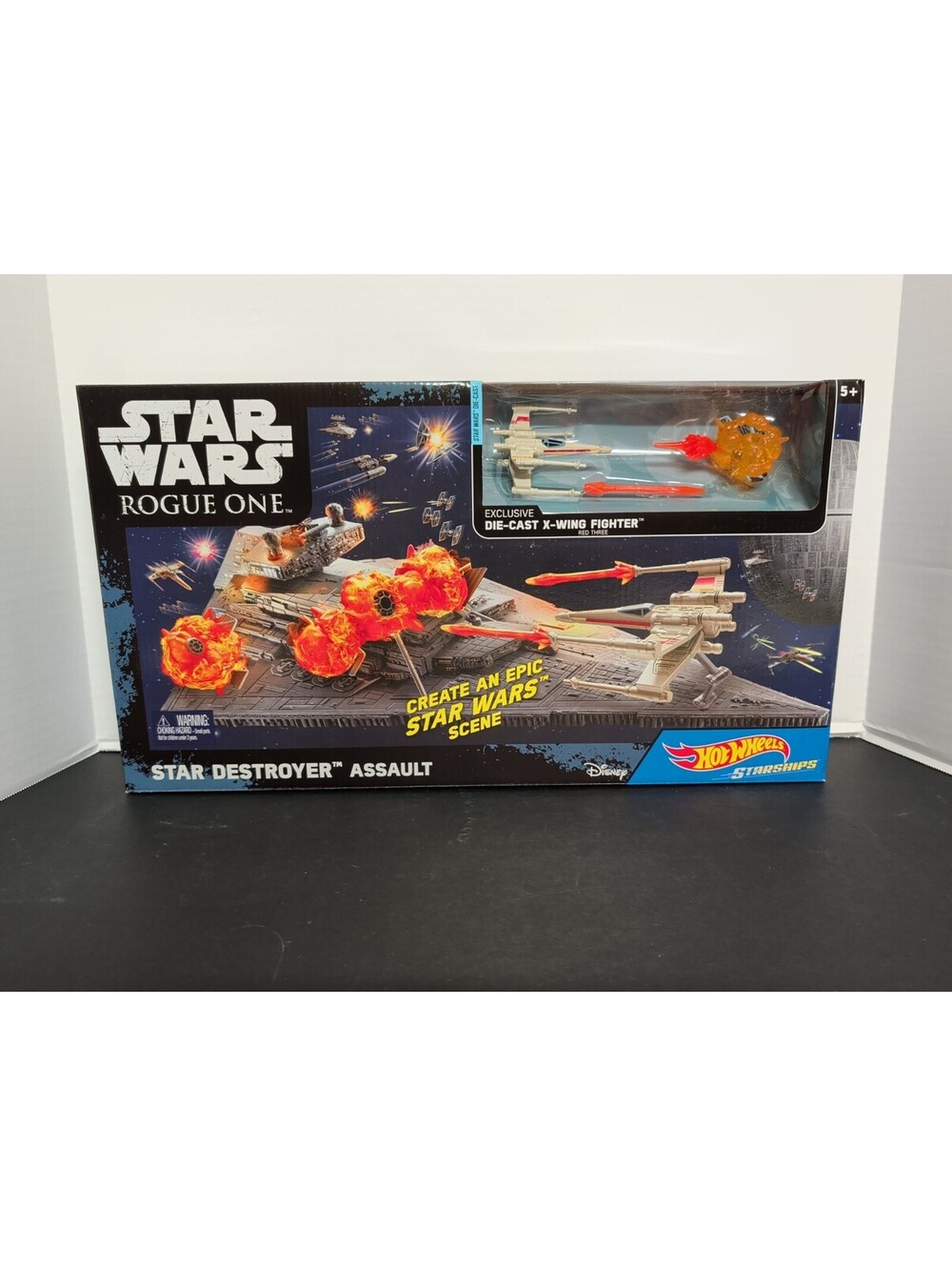 Hot Wheels Star Wars Rogue One Star Destroyer Assault Playset DPX66 NEW SEALED